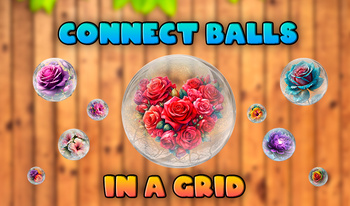 Connect balls in a grid