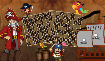 Sudoku. Pirate's journey.