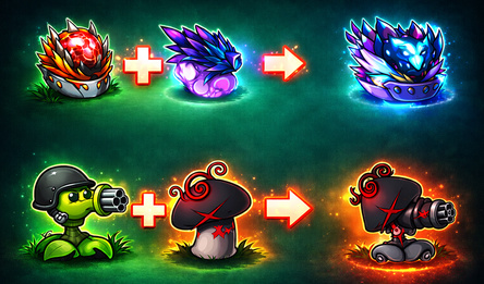 Plant vs Zombie PvZ: Battle Hybrid Mod!