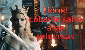 Héroe cobarde salva a las princesas