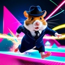 A hamster in the world of geometry dash