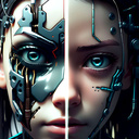 Find the differences. Cyberpunk Girls.