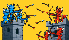 Helden-Bogenschützen: Krieg der Burgen