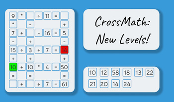 CrossMath: New Levels!