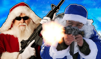 Father Christmas vs Santa Claus - War