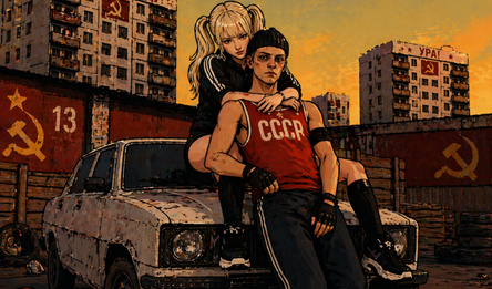 Behind the Garages