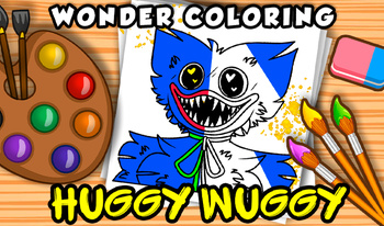 Wonder Coloring. Huggy Wuggy