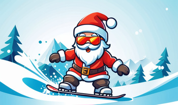 Santa Claus: Snowboard