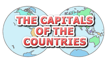 The capitals of the countries