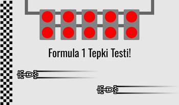 Formula 1 Tepki Testi!