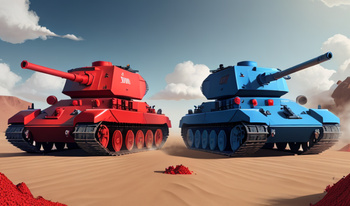 Blue vs Red: Tanks