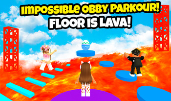 Impossible Obby Parkour! Floor is Lava!