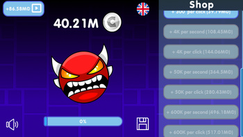 Mega Clicker Geometry Dash