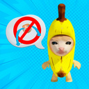 Cat banana don't cry