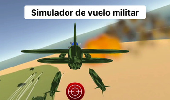 Simulador de vuelo militar