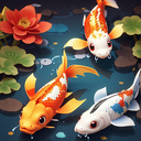 Idle Koi Pond