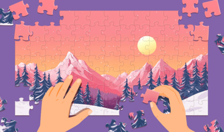Entspannen Puzzle Spielen