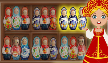 Rearrange the Matryoshkas: Sort by Shelves!