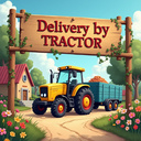 Delivery by tractor