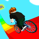 Obby On The Bike: Don't fall!