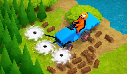 Crazy Lumberjack: Cut Them All