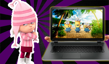 What's in Edith's laptop from Despicable Me?