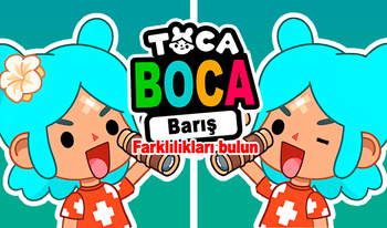 Toca Boca Barış Farklılıkları bulun