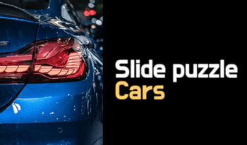 Slide puzzle Cars