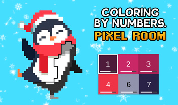 Coloring by Numbers. Pixel Room