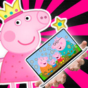 Look at what's on Peppa Pig's laptop!