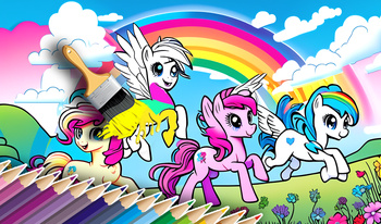 Color Game - My little pony, for kids