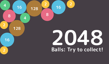 2048 Balls: Try to collect!