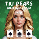 Tri Peaks. Solitaire Retro Game