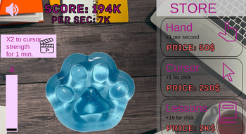 Antistress Paw: Clicker