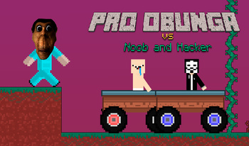 Pro Obunga vs Noob and Hacker