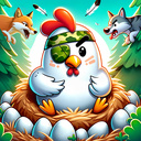 Protect the Egg: Chicken vs. Beasts!