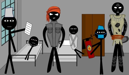 Stick Mental Hospital Bunker War