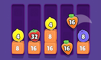 Fruit Sort 2048 Puzzle