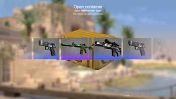 Realistic CS:GO case simulator